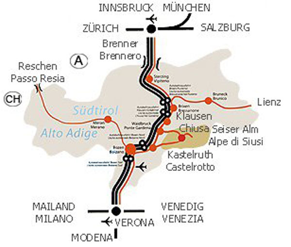 anfahrt